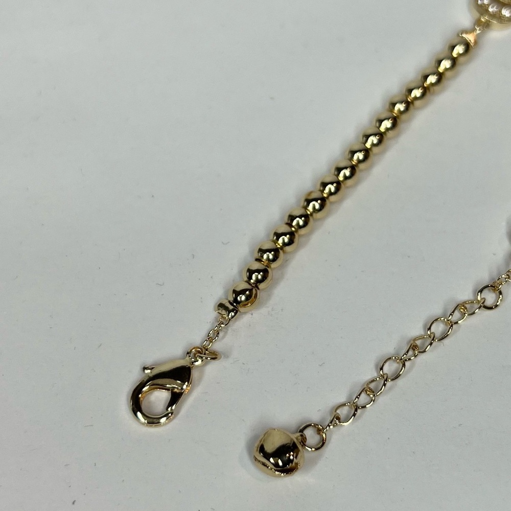 14k gold filled evil eye bead bracelet - Picture 4 of 4